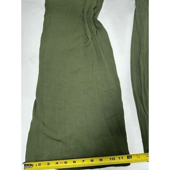 NWT No Boundaries Juniors’ Jumpsuit Olive Green Packets Wide Legs SzXL(15-17) - Picture 15 of 16